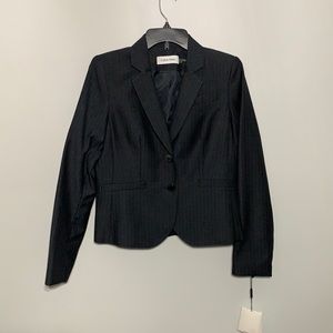 NWT Calvin Klein Blazer Dark Gray
